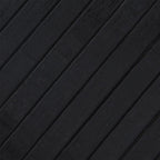 Tappeto Rettangolare Nero 70x200 cm in Bambù