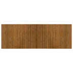 Tappeto Rettangolare Marrone 70x200 cm in Bambù