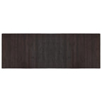 Tappeto Rettangolare Marrone Scuro 70x200 cm in Bambù