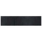 Tappeto Rettangolare Nero 70x300 cm in Bambù