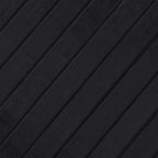 Tappeto Rettangolare Nero 70x300 cm in Bambù