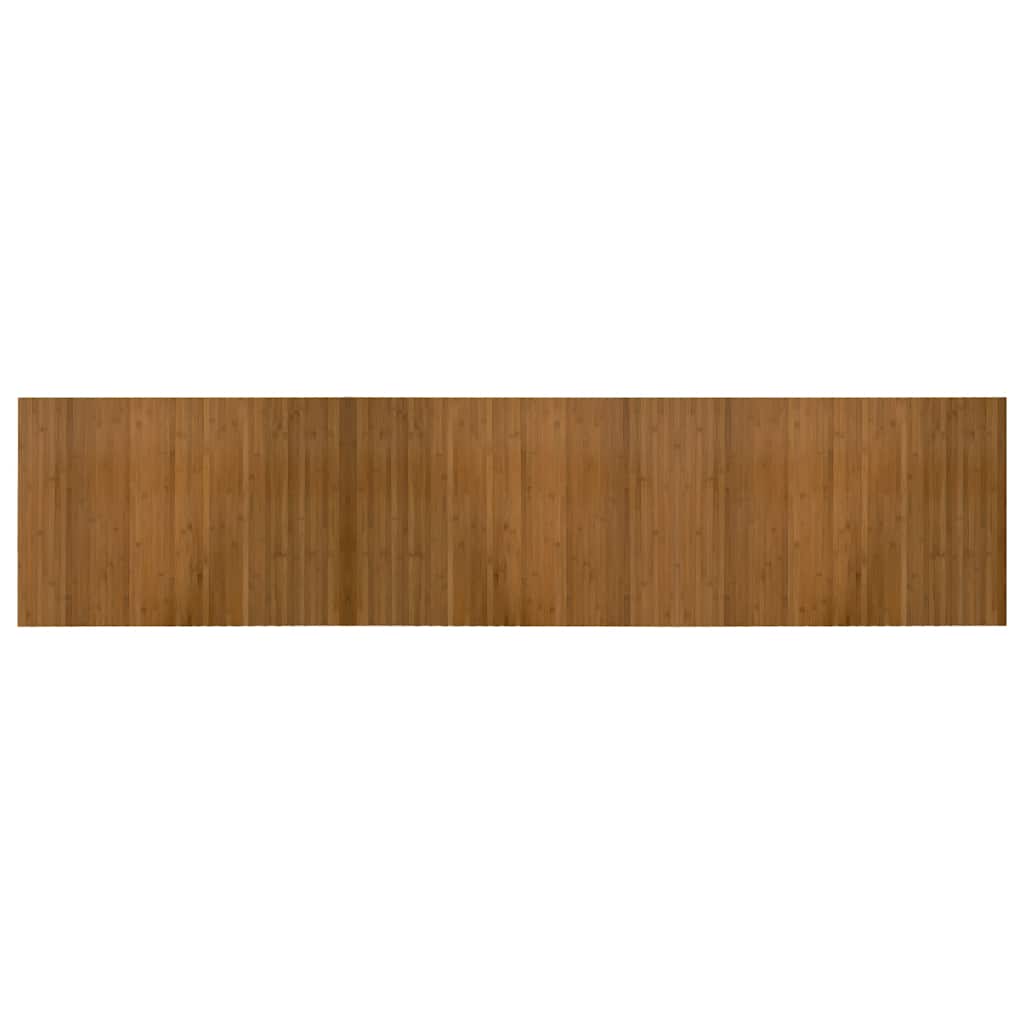 Tappeto Rettangolare Marrone 70x300 cm in Bambù