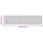 Tappeto Rettangolare Marrone 70x300 cm in Bambù