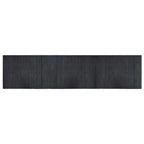 Tappeto Rettangolare Grigio 70x300 cm in Bambù