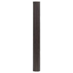Tappeto Rettangolare Marrone Scuro 70x300 cm in Bambù