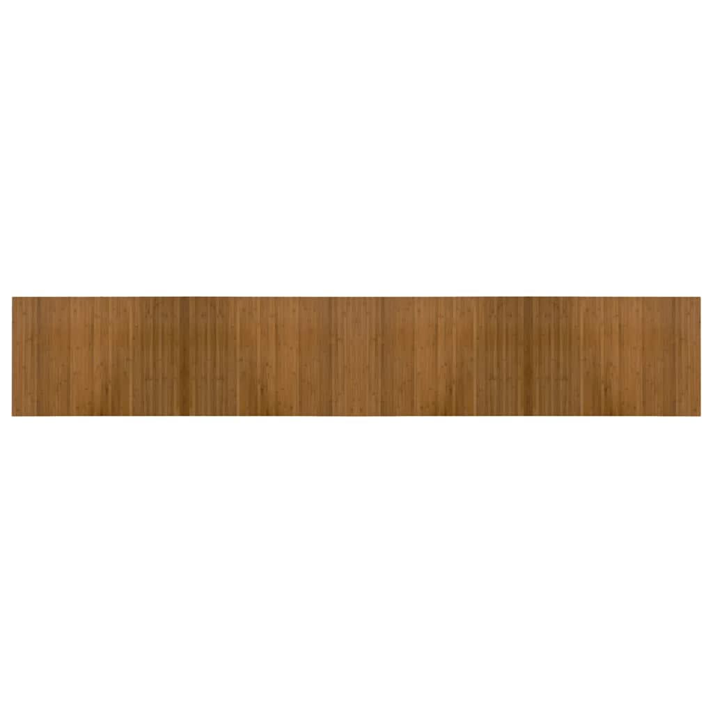 Tappeto Rettangolare Marrone 70x400 cm in Bambù