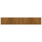 Tappeto Rettangolare Marrone 70x400 cm in Bambù