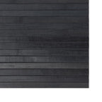 Tappeto Rettangolare Grigio 70x400 cm in Bambù