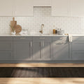 Tappeto Rettangolare Marrone Scuro 70x400 cm in Bambù