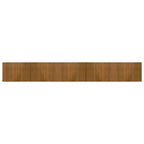 Tappeto Rettangolare Marrone 70x500 cm in Bambù
