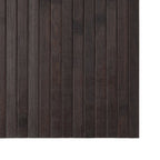 Tappeto Rettangolare Marrone Scuro 70x500 cm in Bambù