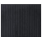 Tappeto Rettangolare Nero 80x100 cm in Bambù