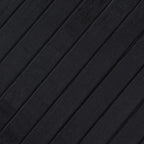 Tappeto Rettangolare Nero 80x200 cm in Bambù