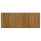 Tappeto Rettangolare Marrone 80x200 cm in Bambù