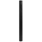Tappeto Rettangolare Nero 80x300 cm in Bambù