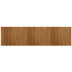Tappeto Rettangolare Marrone 80x300 cm in Bambù