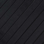 Tappeto Rettangolare Nero 80x400 cm in Bambù