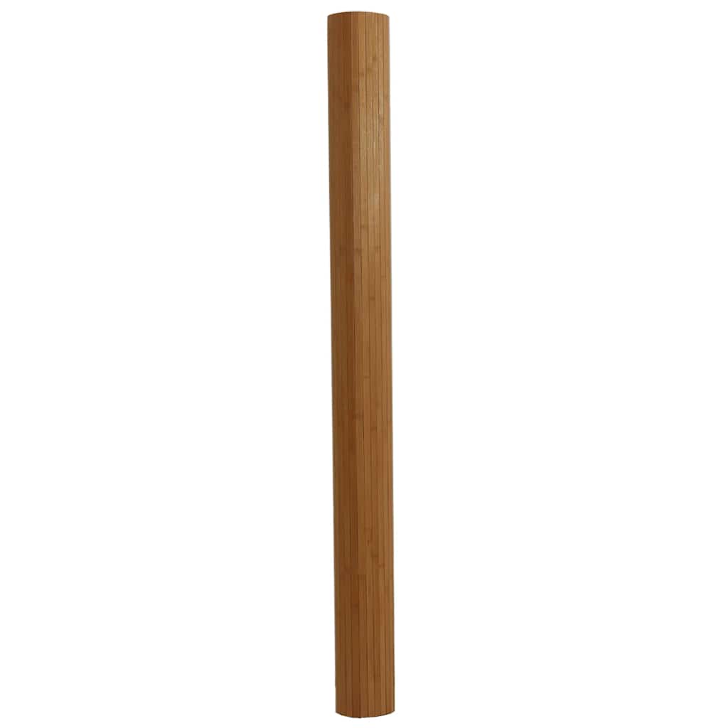 Tappeto Rettangolare Marrone 80x400 cm in Bambù