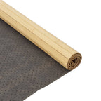 Tappeto Rettangolare Natura Chiaro 80x400 cm in Bambù