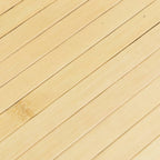 Tappeto Rettangolare Natura Chiaro 80x400 cm in Bambù