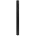 Tappeto Rettangolare Nero 80x500 cm in Bambù