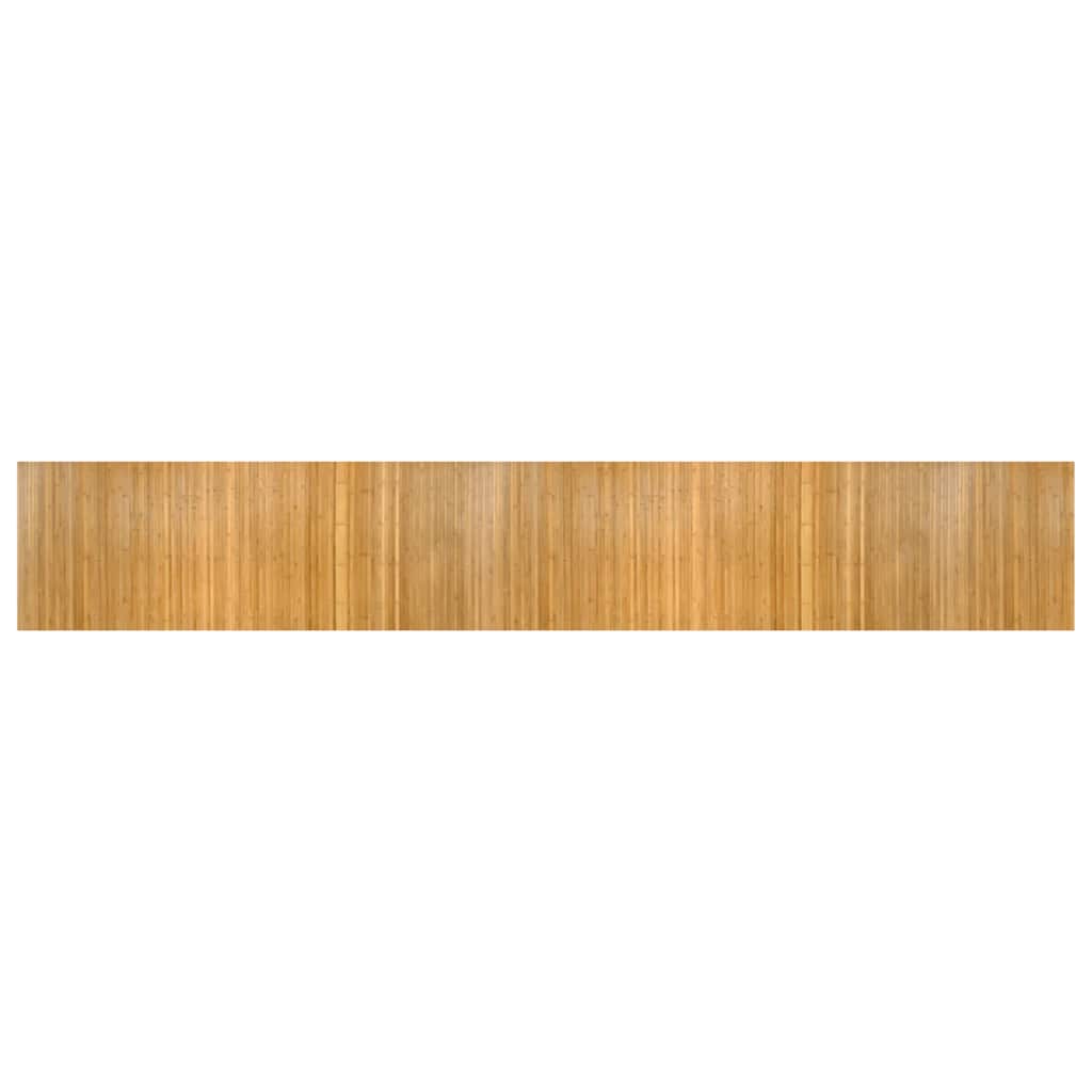 Tappeto Rettangolare Natura 80x500 cm in Bambù