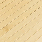Tappeto Rettangolare Natura Chiaro 80x500 cm in Bambù