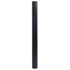 Tappeto Rettangolare Nero 100x100 cm in Bambù