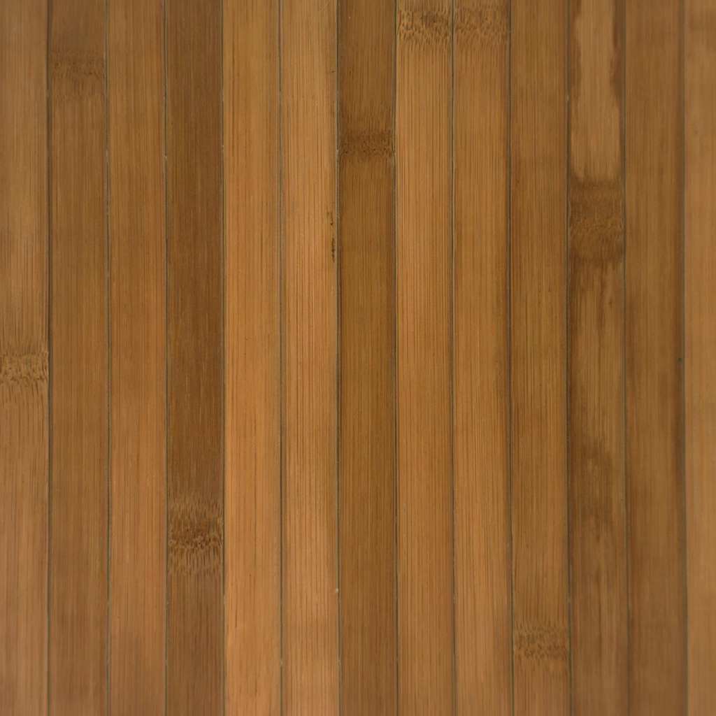 Tappeto Rettangolare Marrone 100x100 cm in Bambù