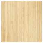 Tappeto Rettangolare Naturale Chiaro 100x100 cm in Bambù