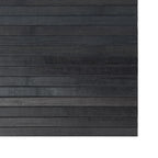 Tappeto Rettangolare Grigio 100x100 cm in Bambù