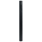 Tappeto Rettangolare Nero 100x200 cm in Bambù