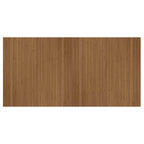 Tappeto Rettangolare Marrone 100x200 cm in Bambù