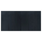 Tappeto Rettangolare Grigio 100x200 cm in Bambù