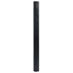 Tappeto Rettangolare Nero 100x300 cm in Bambù