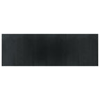 Tappeto Rettangolare Grigio 100x300 cm in Bambù