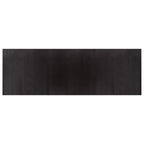 Tappeto Rettangolare Marrone Scuro 100x300 cm in Bambù