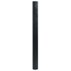 Tappeto Rettangolare Nero 100x500 cm in Bambù