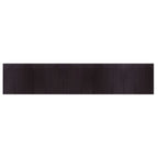 Tappeto Rettangolare Marrone Scuro 100x500 cm in Bambù