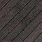 Tappeto Rettangolare Marrone Scuro 100x500 cm in Bambù