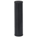 Tappeto Rettangolare Nero 60x200 cm in Bambù