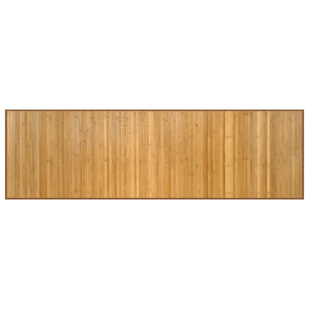 Tappeto Rettangolare Naturale 60x200 cm in Bambù
