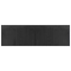 Tappeto Rettangolare Grigio 60x200 cm in Bambù