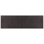 Tappeto Rettangolare Marrone Scuro 60x200 cm in Bambù