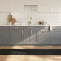 Tappeto Rettangolare Nero 60x300 cm in Bambù