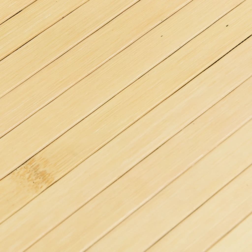 Tappeto Rettangolare Natura Chiaro 60x300 cm in Bambù