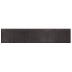 Tappeto Rettangolare Marrone Scuro 60x300 cm in Bambù