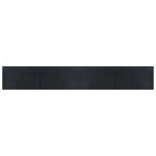 Tappeto Rettangolare Nero 60x400 cm in Bambù