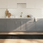 Tappeto Rettangolare Nero 60x400 cm in Bambù