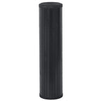Tappeto Rettangolare Nero 60x500 cm in Bambù